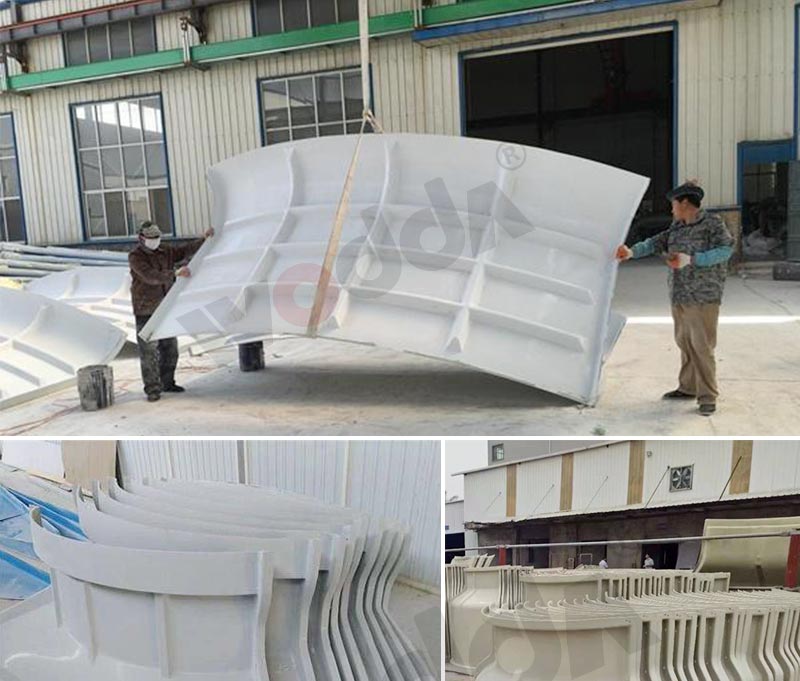 玻璃鋼模壓冷卻塔外殼 玻璃鋼模壓冷卻塔外殼