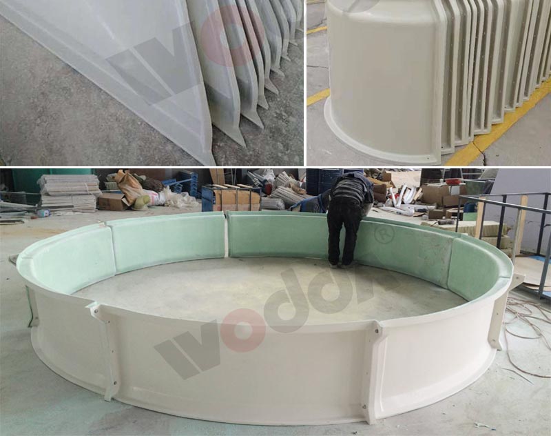 玻璃鋼模壓冷卻塔風(fēng)筒 玻璃鋼模壓冷卻塔風(fēng)筒